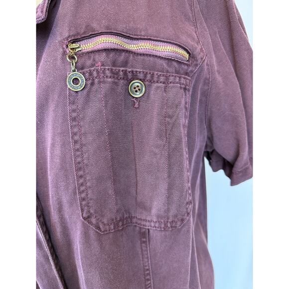 Vintage 90's Jones New York Sport Purple Button Up Dress Womens 2X #50180 USA - Picture 8 of 11